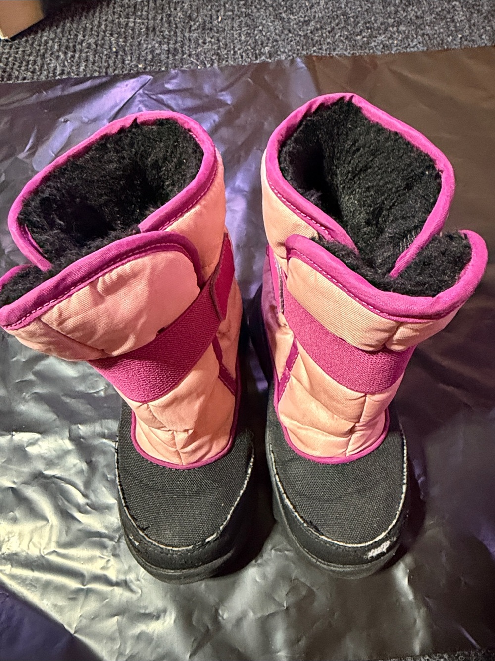 Kamik Kids Winter Boots - Pink/Black (Size 10) - Picture 11 of 12